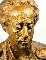 Bernard Noel,1994. Bronze, 25x37x25 cm